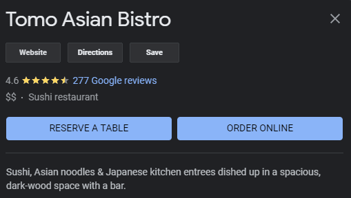 Google listing overview Add a small overview for your Google Business listing