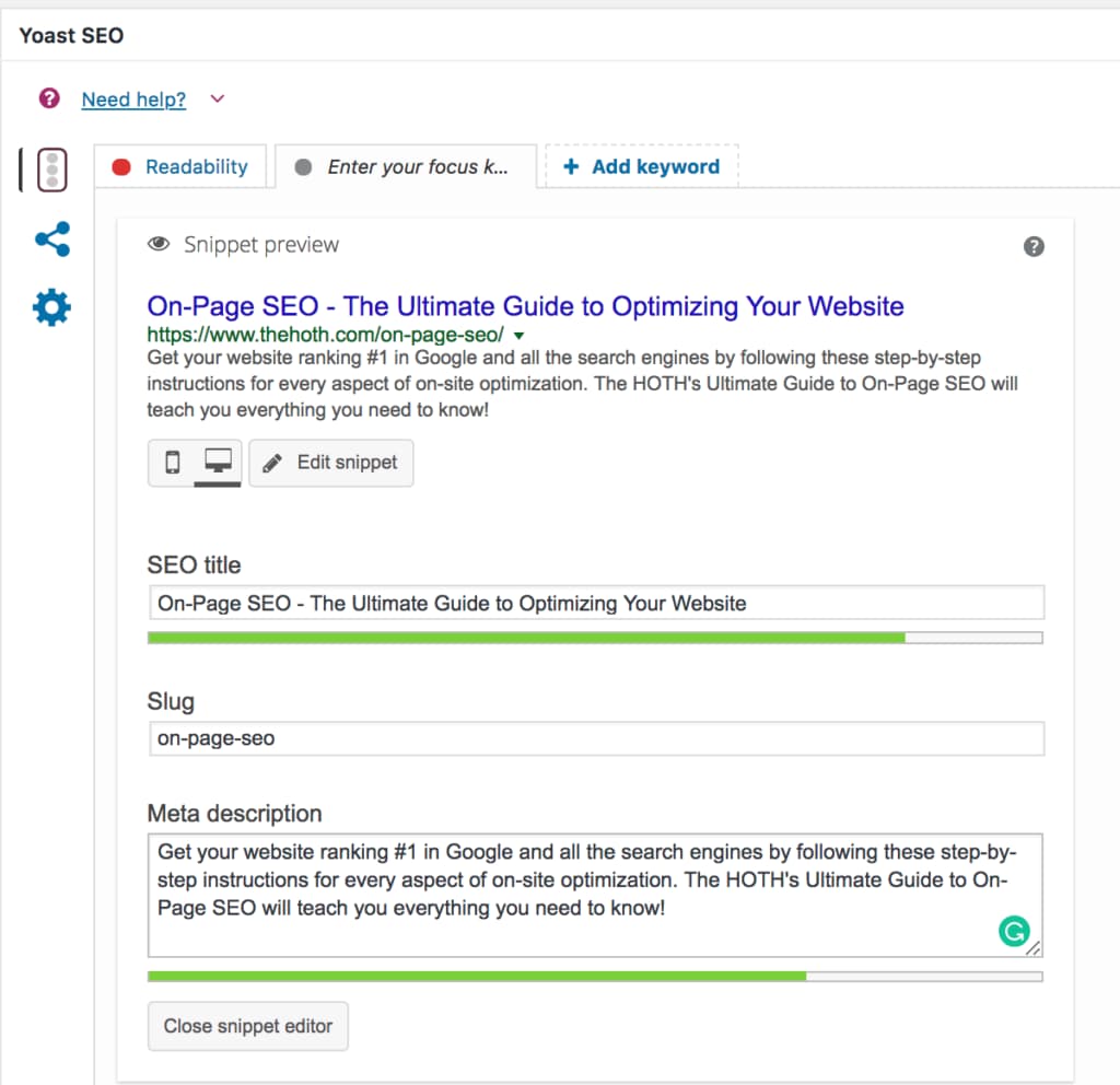 onpage yoast plugin wordpress